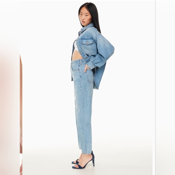 Aritzia Denim Forum The Joni High Rise Loose 26l Sz 26 - Picture 2 of 13